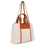 Medium Color Blocked Canvas Tote