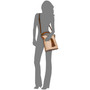 Lyon Otavia Natural Zig-Zag Medium Bucket Bag