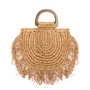 Women's Sicily Straw Top Handle Bag