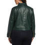 Plus Size Faux Leather Moto Jacket