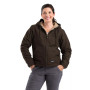 Women's Lined Softstone Duck Hooded Jacket Plus Sizes