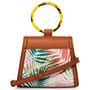Mini Palm Print Convertible Satchel