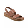 Women's Leah Round Toe Strappy Casual Flat Sandals