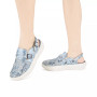 Women's Plato Slip-On Perforated Buckled Slingback Flats
