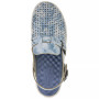 Women's Plato Slip-On Perforated Buckled Slingback Flats