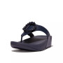 Women's Lulu Crystal Circlet Leather Toe Post Sandals