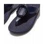 Women's Lulu Crystal Circlet Leather Toe Post Sandals