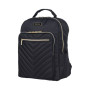 Chelsea Women's Chevron Quilted 15-Inch Laptop & Tablet Fashion Travel Backpack