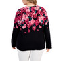 Plus Size Autumn Cascade Floral-Print Cardigan, Created for Macy's