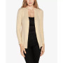 Black Label Women's Open Front Cable Knit Cardigan Sweater