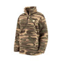 Women's Camo Pittsburgh Penguins Sherpa Quarter-Zip Jacket