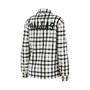 Women's Oatmeal Dallas Stars Plaid Button-Up Shirt Jacket