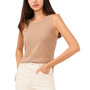 Women's Crewneck Cutout Slit-Back Sweater Top