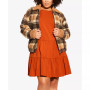 Plus Size Trendy Scottie Jacket