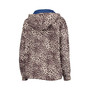 Women's Leopard Golden State Warriors Gabriella Windbreaker Half-Zip Hoodie