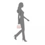 Crystal Handle Satin Pouch Bag