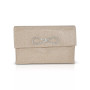 Woman's Dakota Sparkle Jacquard Envelope Clutch with Crystal Bow