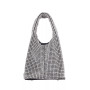 Women's All Over Crystal Satchel Bag