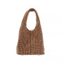 Women's All Over Crystal Satchel Bag