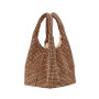Women's All Over Crystal Satchel Bag