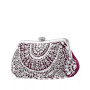 Women's Crystal Embellished Frame Clutch
