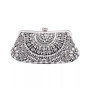 Women's Crystal Embellished Frame Clutch