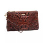 Daisy Leather Melbourne Wristlet