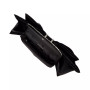 Women's Crystal Trim Satin Bow Clutch Bag