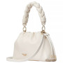 Small Meringue Smooth Leather Crossbody