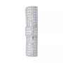 Beaded Crystal Flap Clutch