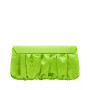 Salome Satin Pleated Clutch