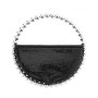 Sequin Circle Bag with Metallic Bead Handle