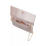 Women's Allover Imitation Pearl and Crystal Envelope Clutch