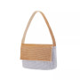Color Block Crystal Mesh Small Shoulder Bag