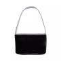 Color Block Crystal Mesh Small Shoulder Bag