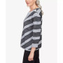 Women's Classics Chevron Stripe Two-for-One Sweater