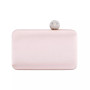 Satin Minaudiere with Crystal Clasp