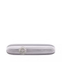 Satin Minaudiere with Crystal Clasp