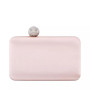 Satin Minaudiere with Crystal Clasp