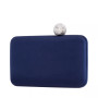 Satin Minaudiere with Crystal Clasp