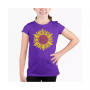 Big Girl's Word Art T-shirt - Sunflower