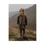 Child Boy and Child Girl Undyed Wood Toggle Wool Vest