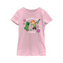 Girl's Minecraft Adventure Mode Alex and Creeper Child T-Shirt