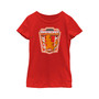 Girl's Pokemon Charmander Metallic Badge  Child T-Shirt