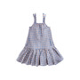 Child Nova Shore Check and Tie Tye Dress