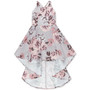 Big Girls Floral Mikado High-Low Dress