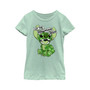 Girl's Lilo & Stitch St. Patrick's Day Stitch Let the Shenanigans Begin  Child T-Shirt