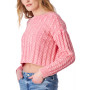 Women's Cable Crew Sweater