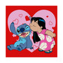 Girl's Lilo & Stitch Valentine's Day Kisses  Child T-Shirt