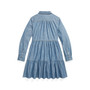 Big Girls Tiered Shirt Dress